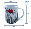 Atlanta Skyline White Mug 11oz