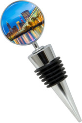 Cleveland Ohio Wine Bottle Stopper in Gift Box