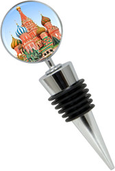 St. Basil Moscow Wine Bottle Stopper in Gift Box