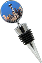 Seattle Wine Bottle Stopper in Gift Box