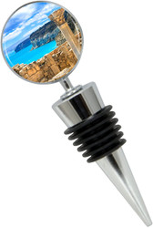 Cyprus Greece Wine Bottle Stopper in Gift Box