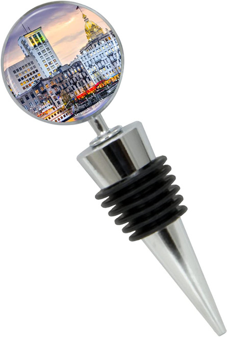Savannah Georgia Wine Bottle Stopper in Gift Box