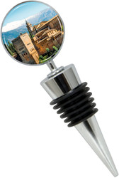Alhambra Granada Spain Wine Bottle Stopper in Gift Box