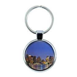 Boston Skyline Keychain
