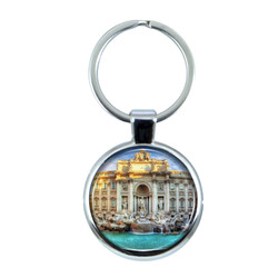 Rome Trevi Fountain Keychain