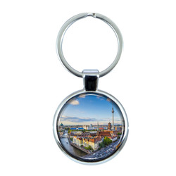 Berlin Germany Skyline Keychain