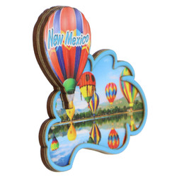 3D New Mexico Magnet Wooden