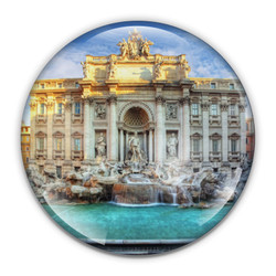 Rome Trevi Fountain Paperweight