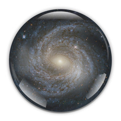 Spiral Galaxy Paperweight