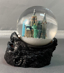 NYC Snow Globe w/ King Kong Base 4in