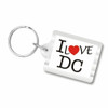 I Love D.C. Plastic Key Chain