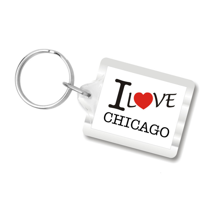 I Love Chicago Key chain
