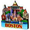 3D Boston Magnet