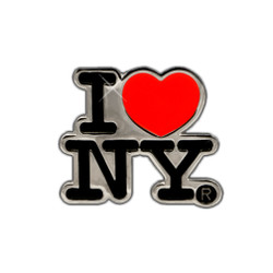 Metal I Love New York Magnet