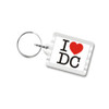 I Love D.C. Plastic Key Chain