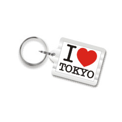 I Love Tokyo Plastic Key Chain