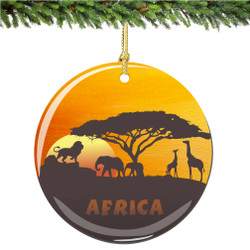 African Christmas Ornament