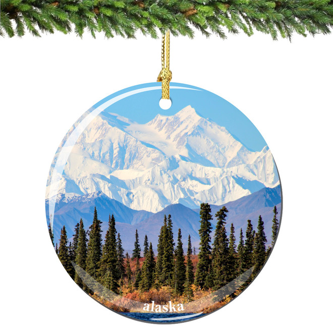 Alaska Christmas Ornament