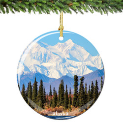 Alaska Christmas Ornament