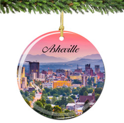 Asheville North Carolina Christmas Ornament