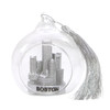 Boston Christmas Ornament Glass Ball