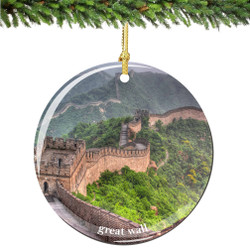 Great Wall of China Christmas ornament