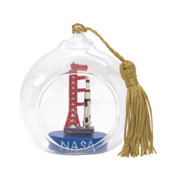 NASA Christmas Ornament Glass Ball