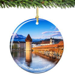 Switzerland Christmas Ornament of Lucerne