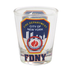 FDNY Clear Shot Glass