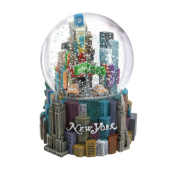 Musical Times Square Snow Globe 5.5in