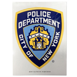 NYPD Sticker Decal Removeable Shield