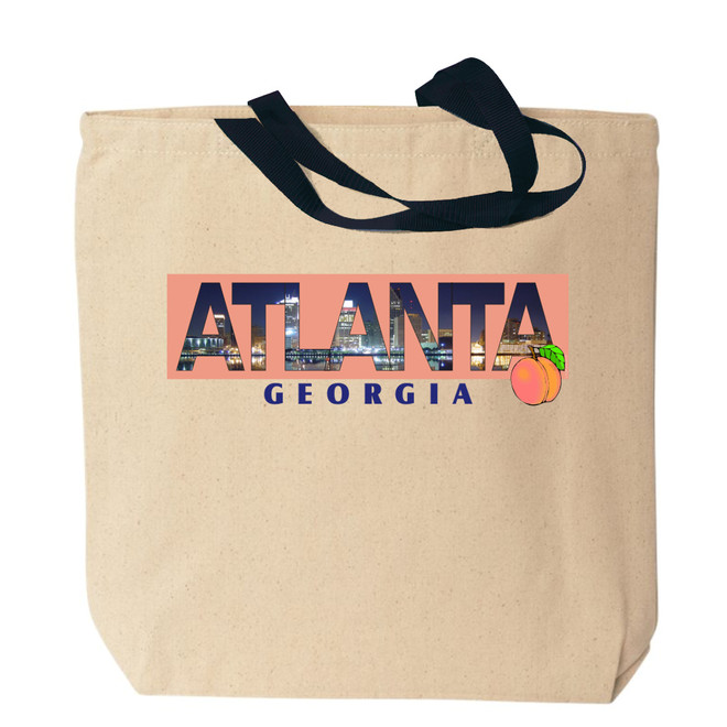 Georgia's Atlanta Canvas Tote Bag