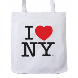 I Love NY Tote Bag White