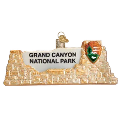 Grand Canyon National Park Glass Ornament