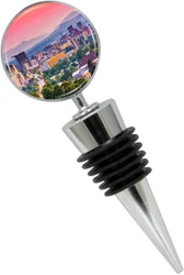 Asheville North Carolina Wine Bottle Stopper in Gift Box