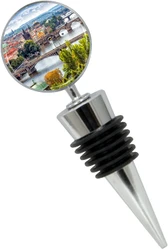 Prague Czech Republic Wine Bottle Stopper in Gift Box