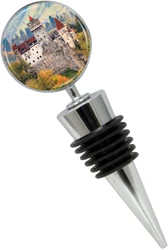 Bran Castle Romania Wine Bottle Stopper in Gift Box