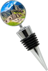 Machu Picchu Peru Wine Bottle Stopper in Gift Box