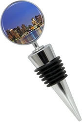 Boston Skyline Wine Bottle Stopper in Gift Box