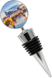 Nashville Wine Bottle Stopper in Gift Box
