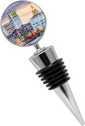 Savannah Georgia Wine Bottle Stopper in Gift Box