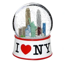 I Love NY Snow Globe [White/Red]