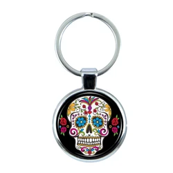 Sugar Skull Keychain