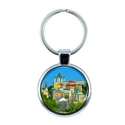 Kyiv Ukraine Metal Keychain
