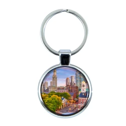 Boston Keychain