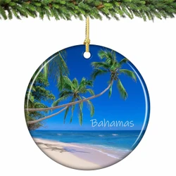 Bahamas Beach Ornament Porcelain