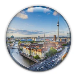 Berlin Germany Skyline Paperweight