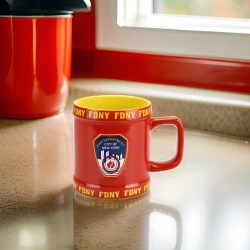 FDNY Red Ceramic Mug 11oz