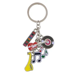 Metal Cleveland Ohio Key Chain 5 Charms