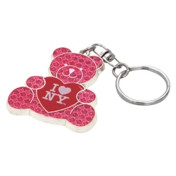 I Love NY Key Chain Pink